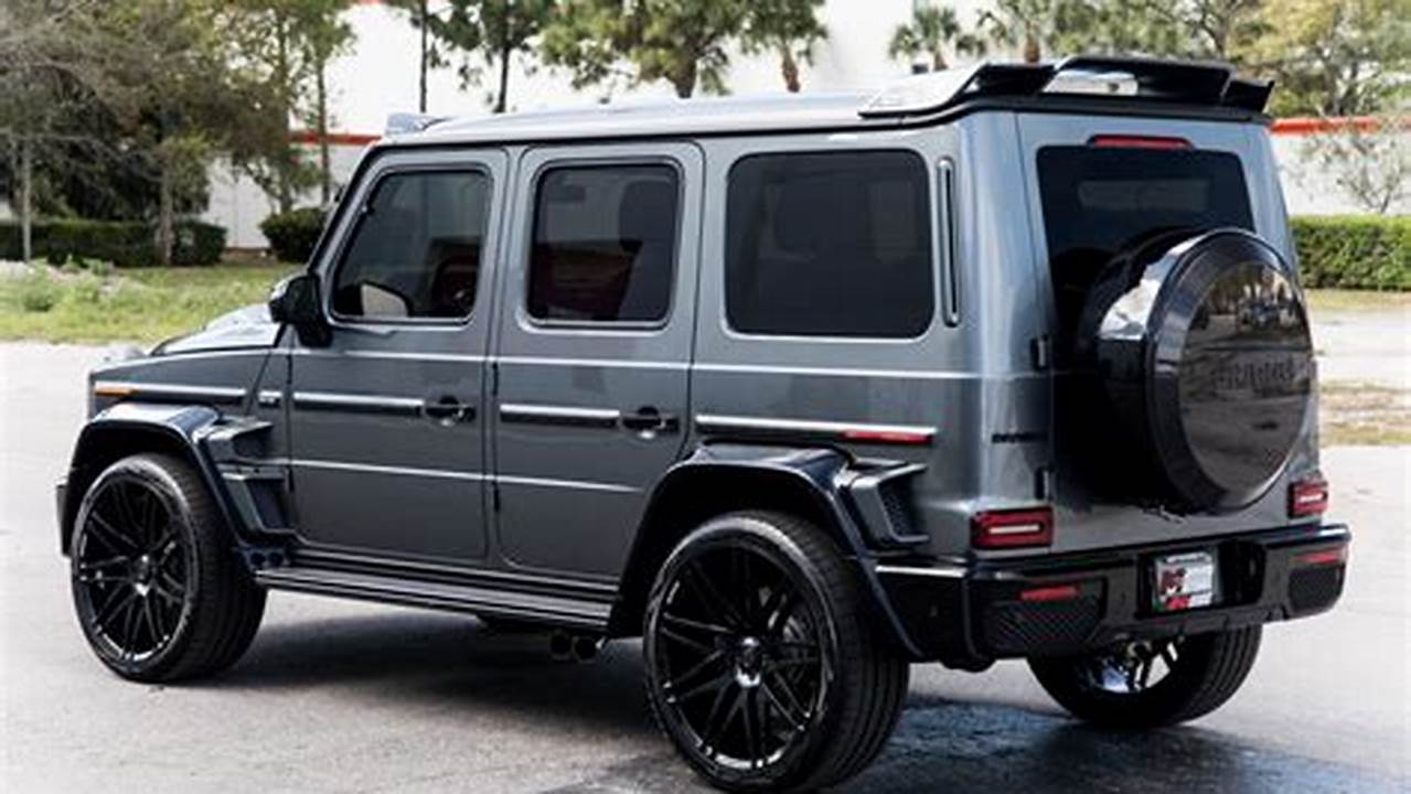 Unleash Off-Road Prowess with a G-Wagon for Sale